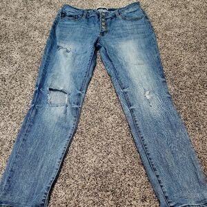 KanCan Classic Blue Distressed Women's Jeans SIZE 30